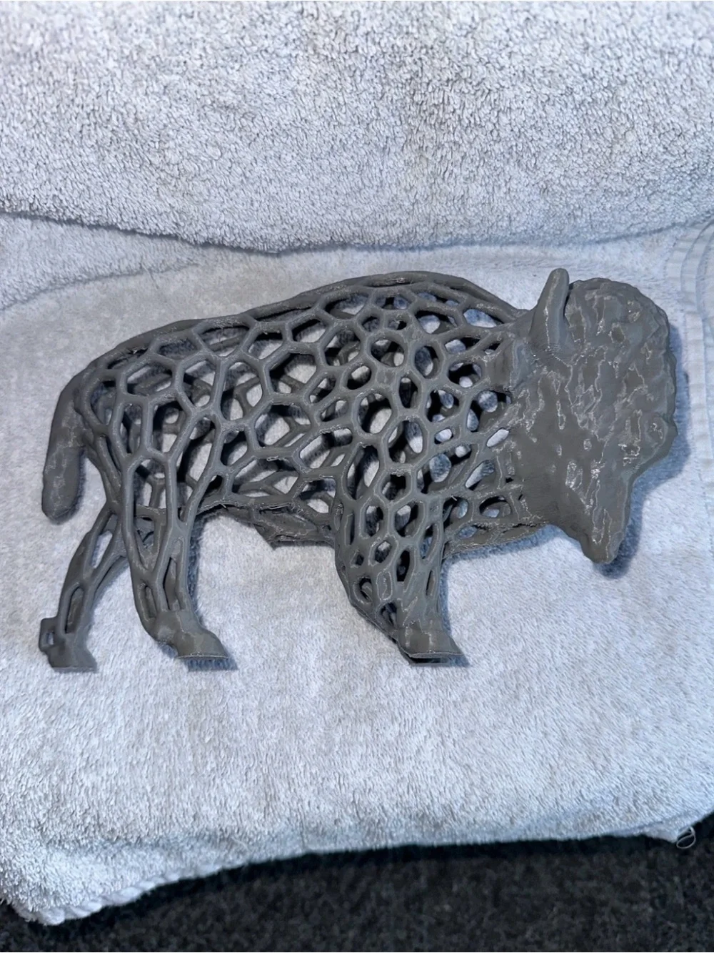 Plastic Sculptural Buffalo
